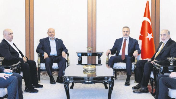 Fidan, Hamas heyeti ile bir araya geldi